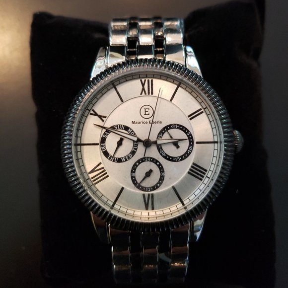 Mens Watch - Metal Band - Eberle Maurice - Picture 1 of 2